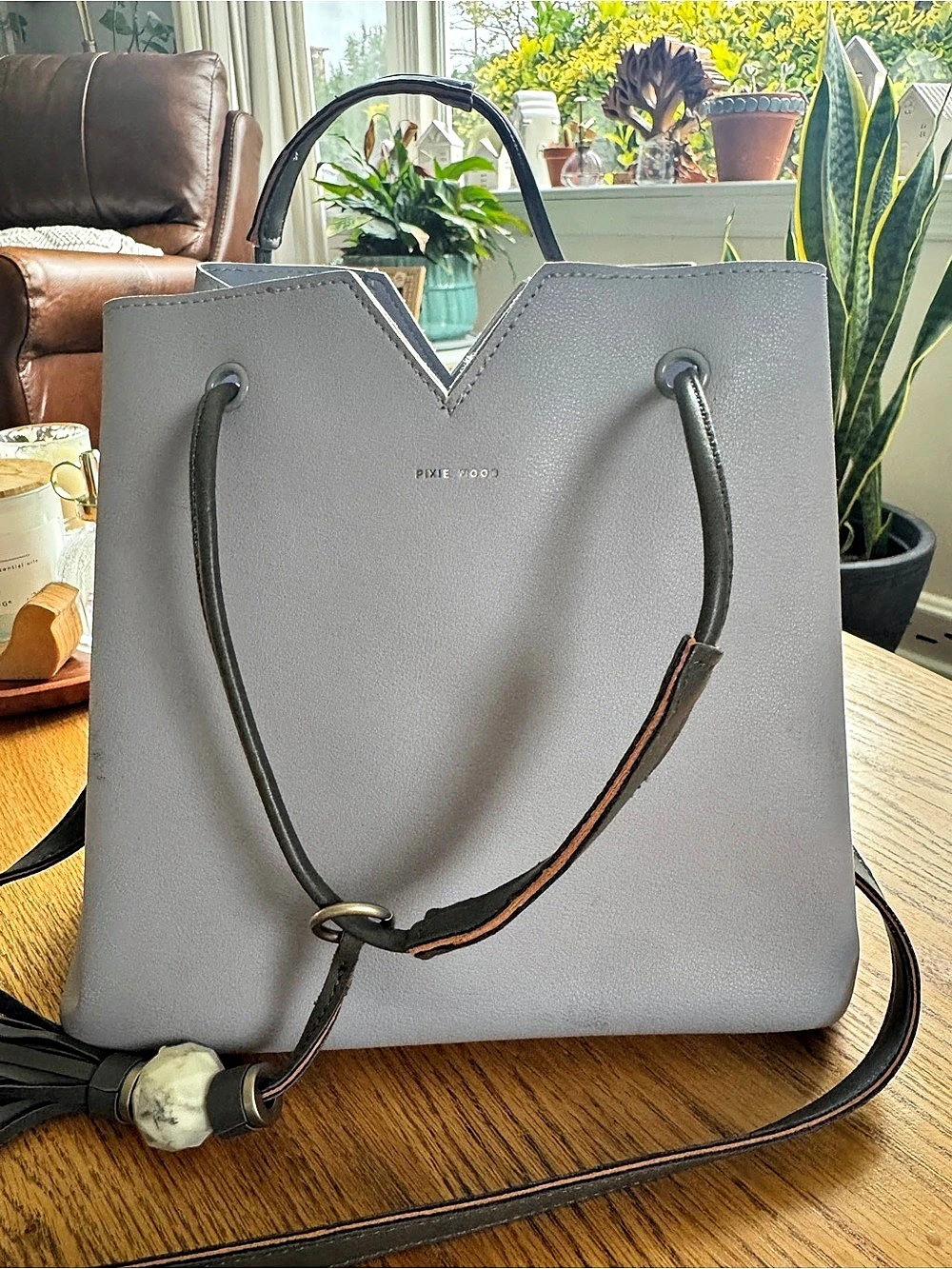 Pixie Mood Alicia Tote Gray Tote Bag